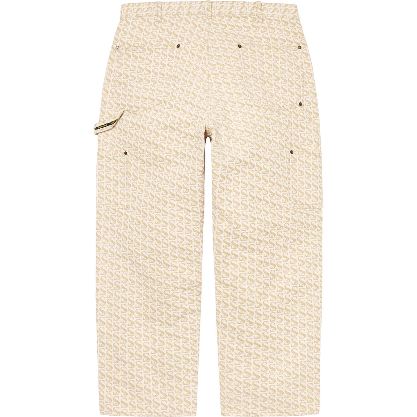 Monogram Double Knee Denim Painter Pant view 2